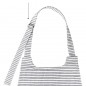  LACOR Unisex Kitchen Apron Milan Design - Measures 68x83 cm - Color White/Blue with stripes