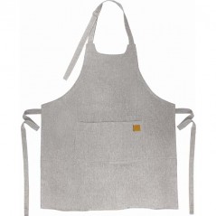  LACOR Unisex Kitchen Apron Lima Design - Measures 68x83 cm - Heather Gray Color