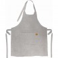 Tablier de cuisine unisexe, Tablier au design simple, élégant et original, mesure 68x83 cm, Gris marbré Tablier de cuisine unisexe, Tablier au design simple, élégant et original, mesure 68x83 cm, Gris marbré