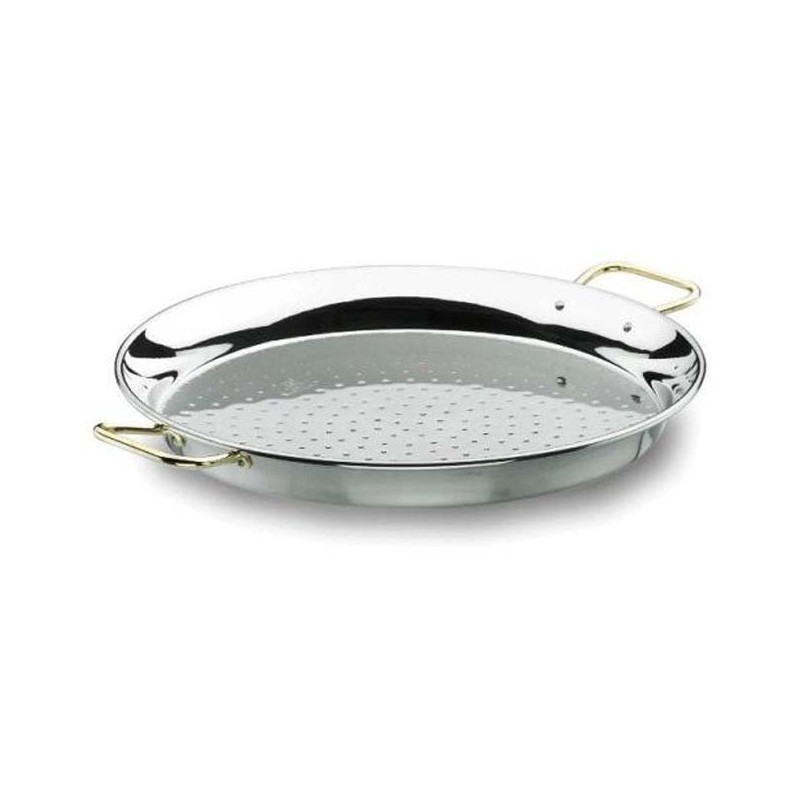 Padella classica valenciana in acciaio inossidabile [46 cm - 12 porzioni]