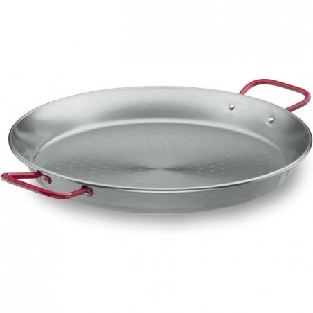 Paellera Clásica de Acero Lacor | 40 cm | 9 Raciones | Paellera Resistente | Lacor