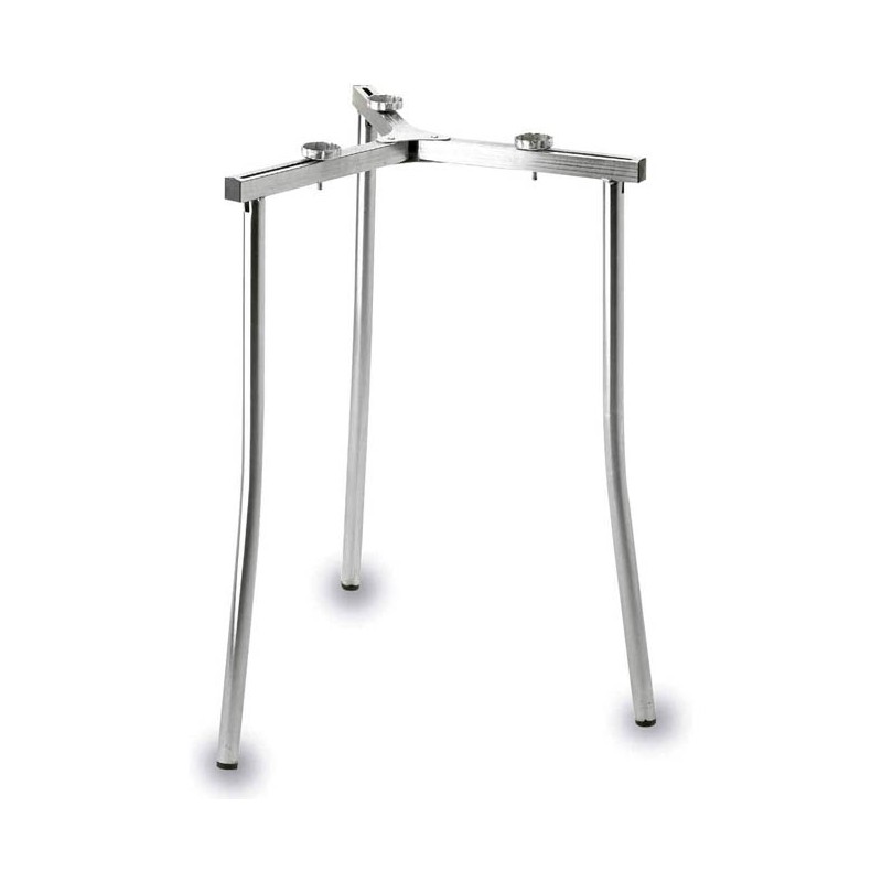 Supporto Universale Lacor per Paellero Regolabile, Alluminio, Grigio, 56 cm