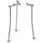 Support Universel Lacor pour Poêle à paella réglable, Aluminium, Gris, 56 cm Support Universel Lacor pour Poêle à paella réglable, Aluminium, Gris, 56 cm