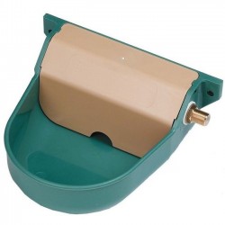 Abreuvoir automatique en plastique pour chien, 20 x 22 x 10 cm. Niveau d'eau constant. Fixation murale possible.