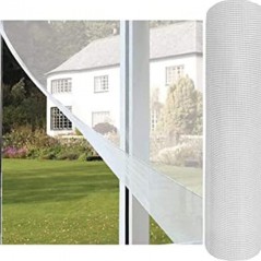 Malla Mosquitera blanca 0,8 x 3 metros, fibra de vidrio 120 gr/m2