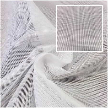 Mosquiteiro branco, 0,8 x 30 metros, fibra de vidro 120 gr/m2
