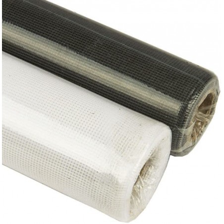 Moustiquaire blanche, 0,8 x 30 mètres, 120 gr/m2 fibre de verre