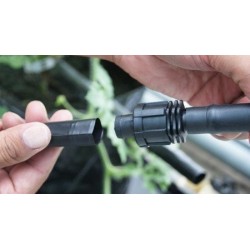 Pack 100 Unión Cinta de Riego a Tubo Goteo 16mm | Conexión para Sistema de Riego