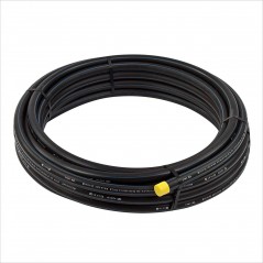 Tubo irrigazione 40mm PN 16 in polietile ad alta desità PE100, rotolo da 50 metri, adatta all'uso acqua potabile