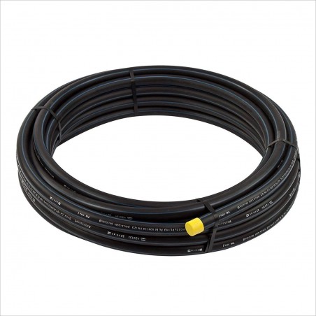 Tubo de água potável de 40 mm e 16 bar, 50 m | Tubo de polietileno de alta densidade PE100 de 40 mm para uso alimentício | Tubo 