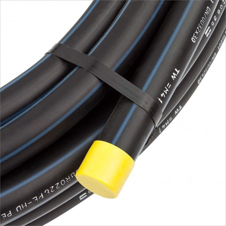 Tubo de água potável de 40 mm e 10 bar, 25 m | Tubo de polietileno de alta densidade PE100 de 40 mm para uso alimentício | Tubo 