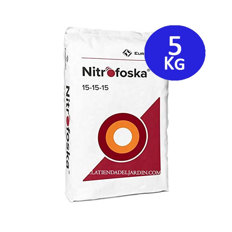 5 Kg Engrais Nitrofoska Triple 15, 15% Azote, 15% Phosphore, 15% Potassium, 5% Soufre