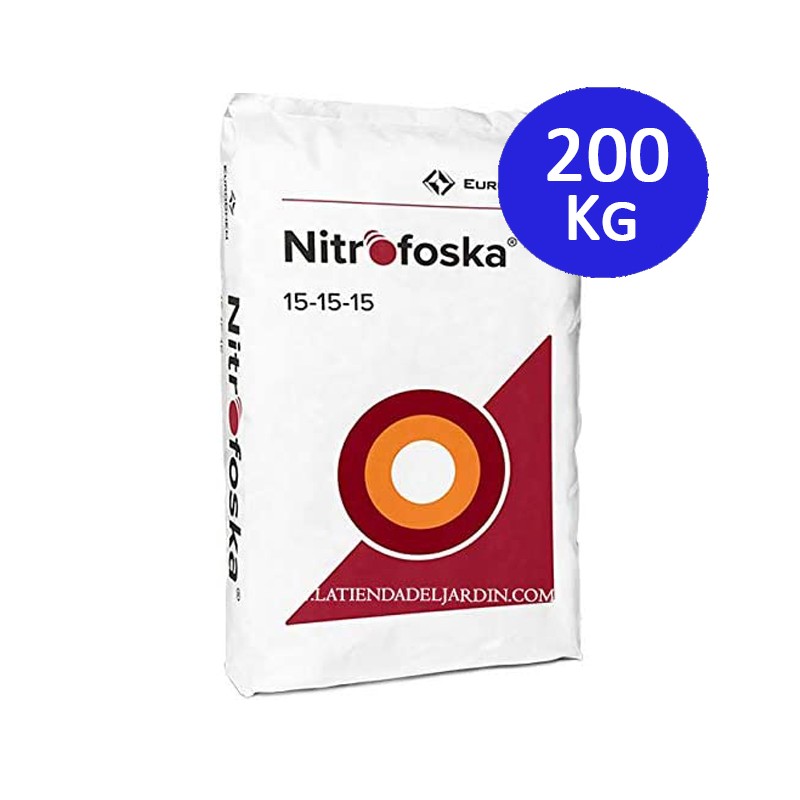 Engrais engrais Nitrofoska 15-15-15, 200 Kg. Engrais efficace et à action rapide sur la plante