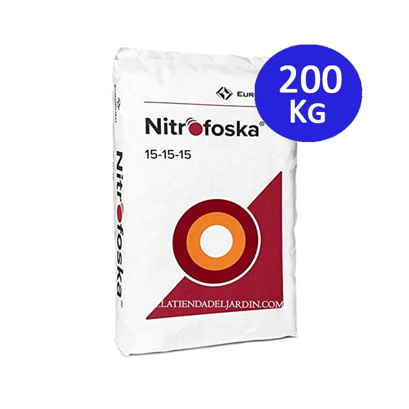 Abono fertilizante Nitrofoska Triple 15, 200 Kg