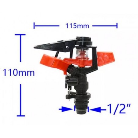 Arroseur agricole réglable pour pelouse Suinga
