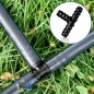 Pacote de acessórios para tubos de irrigação por gotejamento de 16 mm: 10 tês + 4 cotovelos + 2 conexões + 5 plugues + 2 chaves 