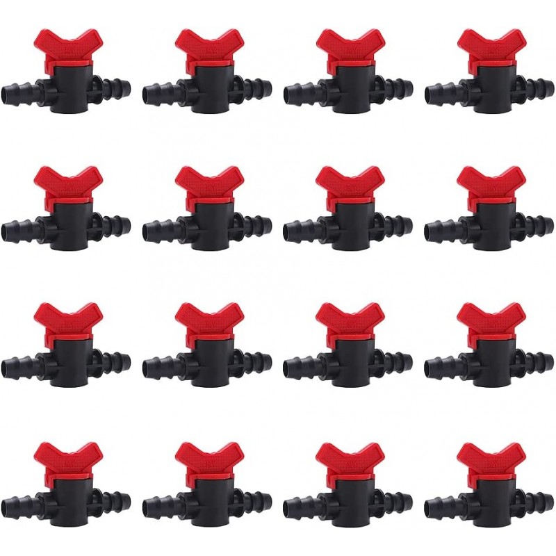 16 Pieces 16mm Drip Irrigation Switch Valve, 16mm Pipe Wrench 16 Pieces 16mm Drip Irrigation Switch Valve, 16mm Pipe Wrench
