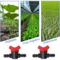 Lot de 16 Vanne cannelé 16mm pour tuyau goutte à goutte. Soupape d'arrêt pour l'irrigation goutte à goutte Lot de 16 Vanne cannelé 16mm pour tuyau goutte à goutte. Soupape d'arrêt pour l'irrigation goutte à goutte