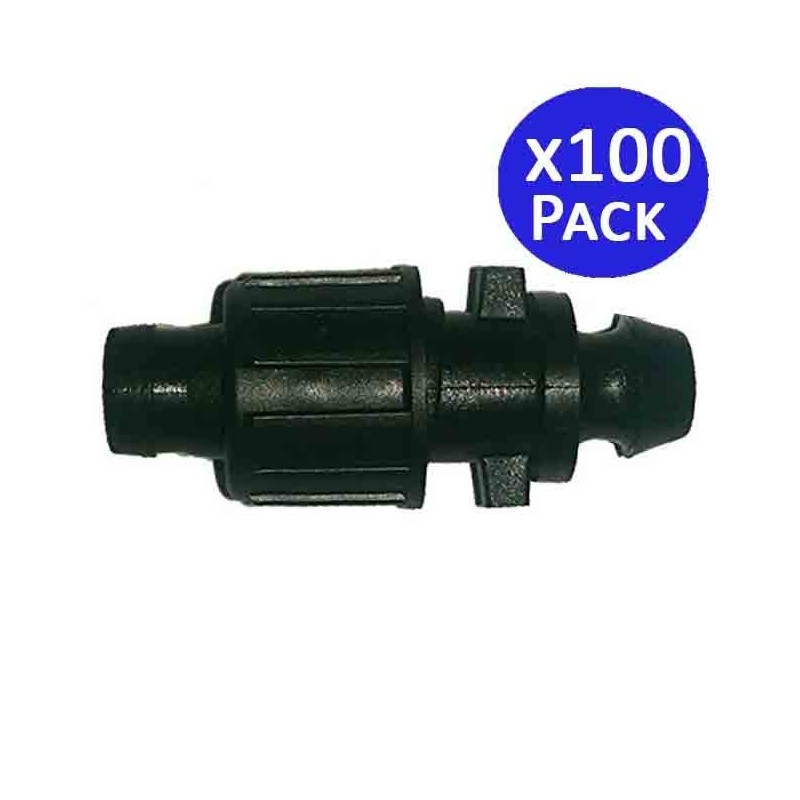 Raccordement de ruban d'irrigation de 16 mm à douille de 16 mm
