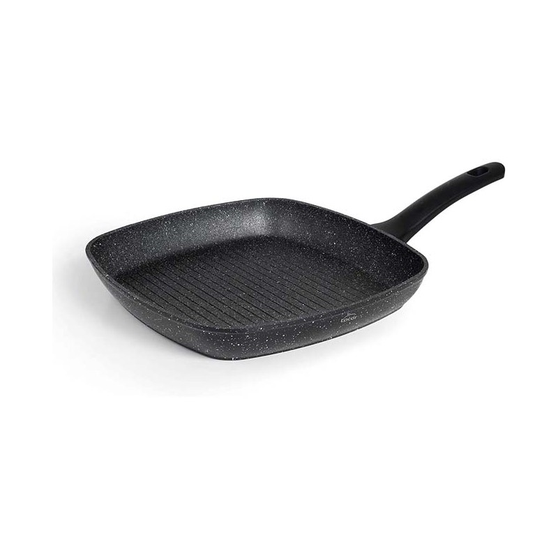 LACOR Aluminum Non-stick Grill Pan, Square Grill 28 x 28 cm LACOR Aluminum Non-stick Grill Pan, Square Grill 28 x 28 cm