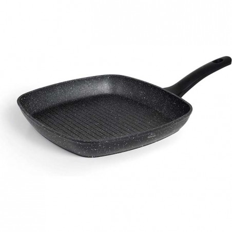  LACOR Aluminum Non-stick Grill Pan, Square Grill 28 x 28 cm