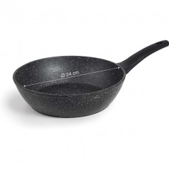  LACOR Deep Non-Stick Frying Pan, Forged Aluminum, Ø 24 cm
