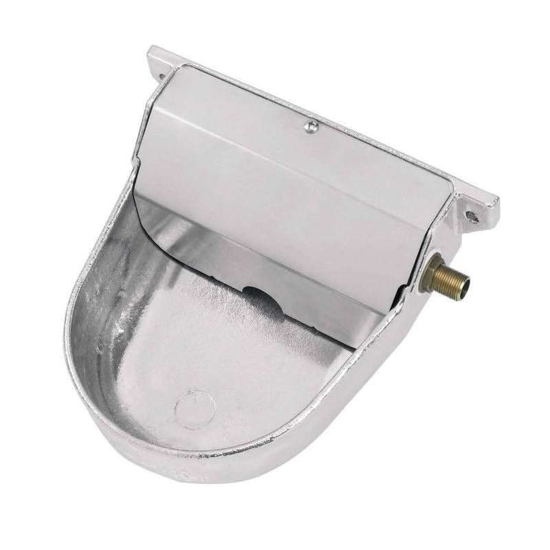 Abbeveratoio Automatico in Alluminio per Cani. 20 x 22 x 10 cm. Funziona con Livello Costante dell'acqua