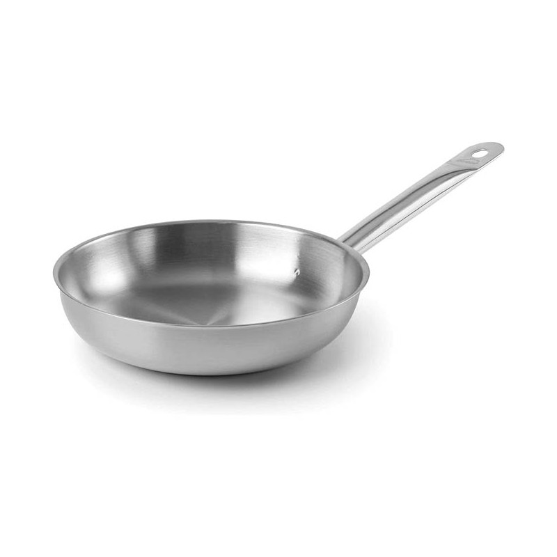 LACOR Chef Stainless Steel Frying Pan - Ø 24 x 4.5 cm LACOR Chef Stainless Steel Frying Pan - Ø 24 x 4.5 cm
