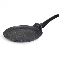 LACOR Crêpe-Pfanne aus geschmiedetem Aluminium, antihaftbeschichtet, Ø 24 cm. Für alle Herdarten geeignet.