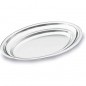  LACOR Oval Platter in Stainless Steel, Silver [50 x 31 cm]