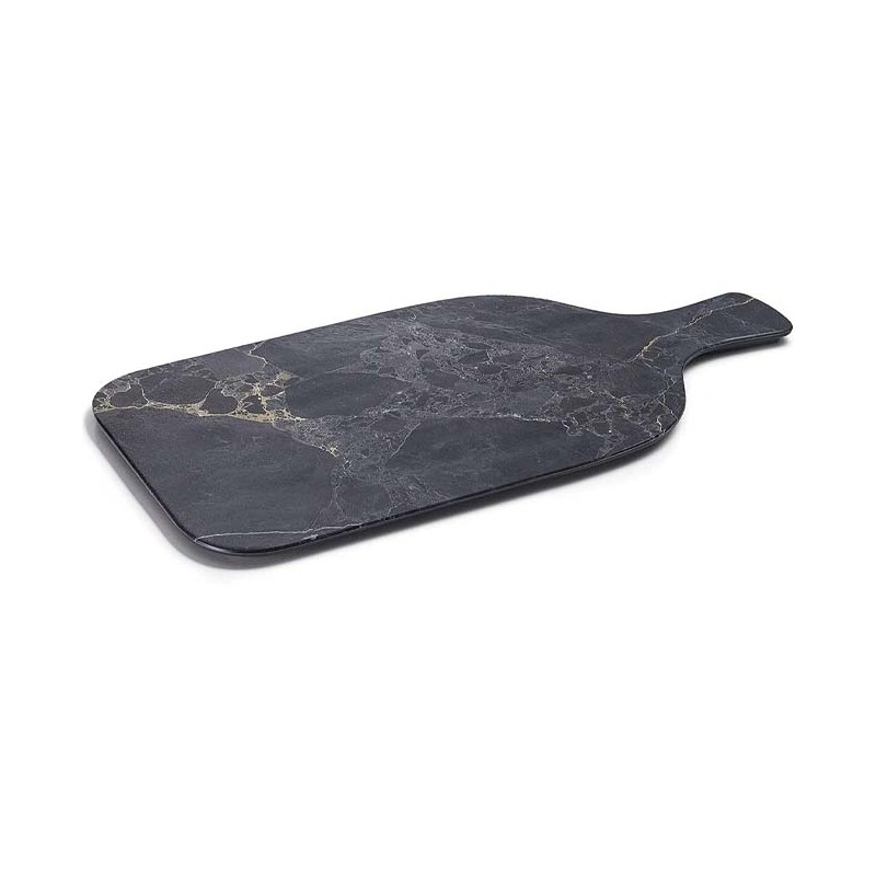 LACOR Tavolo con Maniglia in Melamina - Finitura Stile Marmo 40 x 20 cm