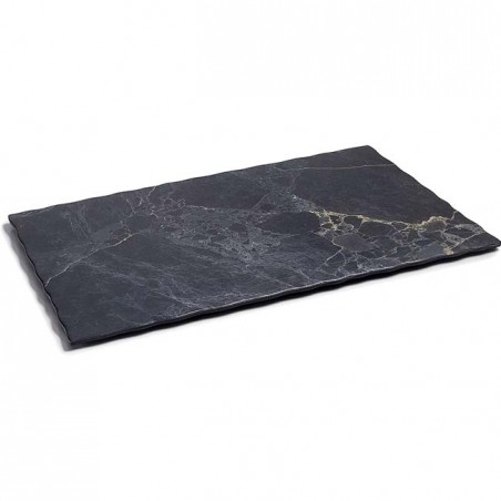 Rectangular tray with marble-style finish [53 x 32 cm] , Lacor