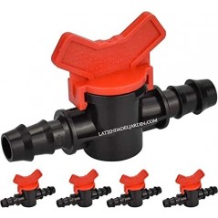 Pack 20 Llave 16mm Riego | Llave goteo 16 mm | Llave de paso Riego 16 mm | Valvula riego por goteo 16mm | Valvula tuberia 16mm
