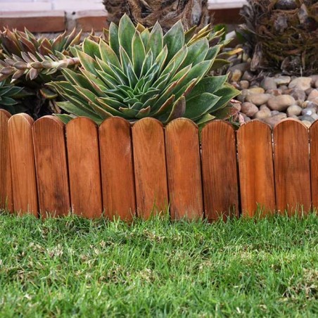Unifarbene Bordüre 20 x 1,4 x 120 cm, ideal zur Gartendekoration