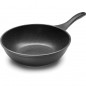 Lacor 28cm Aluminum Wok | Professional Cooking Pan, Compatible with Induction and Gas Hobs | Non-Stick Wok