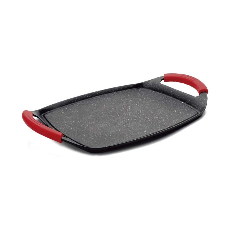 Poêle Façon Pierre - Grill, 27x37x2 cm, Lacor Poêle Façon Pierre - Grill, 27x37x2 cm, Lacor