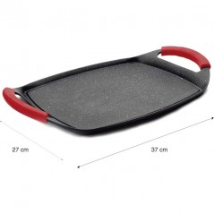  LACOR Grill Plate, Eco Stone Grill [27 x 37 x 2 cm]