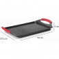  LACOR Smooth Eco Stone Grill Plate - Black [33 x 25 cm]