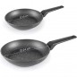 LACOR Set of 2 Forged Aluminum Frying Pans, Non-Stick, Ø 20 and Ø 24 cm LACOR Set of 2 Forged Aluminum Frying Pans, Non-Stick, Ø 20 and Ø 24 cm