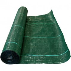 Tela verde anti-ervas daninhas 2,10 x 25 metros, 90 gr/m2