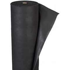 Rete nera per pacciamatura e controllo delle erbacce 1,5 x 50 metri, 150 gr/m2