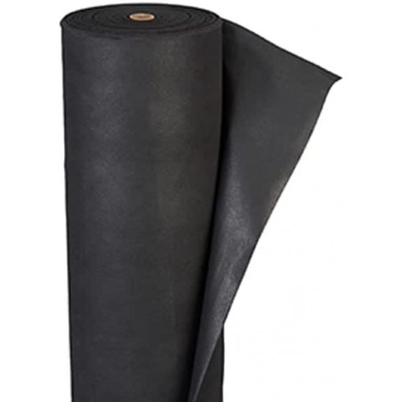 Rete nera per pacciamatura e controllo delle erbacce 2 x 50 metri, 150 gr/m2