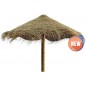 Esparto grass umbrella for garden 2.20 meters, post 3 mx 10 cm Esparto grass umbrella for garden 2.20 meters, post 3 mx 10 cm