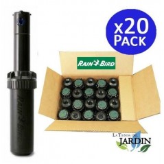 20 x Arroseur Rain Bird 5004-PLUS. Turbine portée de 7,6 à 15,2 mètres. Filetage femelle 3/4'' Arrosage professionnel de jardin