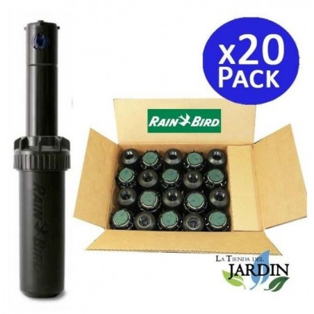 20 x Arroseur Rain Bird 5004-PLUS. Turbine portée de 7,6 à 15,2 mètres. Filetage femelle 3/4'' Arrosage professionnel de jardin