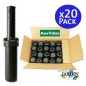 Set di 20 Irrigatore Rain Bird 5004-PLUS 3/4'', Raggio 7,6 a 15,2 m, angolo regolabile