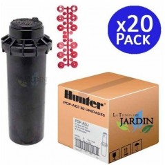 20 Hunter PGP ADJ 3/4" Sprinkler, Reichweite 6,4 bis 15,8 m