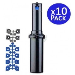 Pack of 10 x Hunter PGP-04 Ultra 3/4" Irrigation Sprinkler, Range 4.9 to 14 m