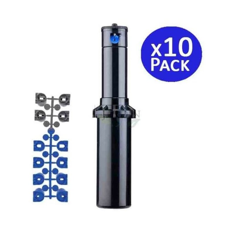 Pack of 10 x Hunter PGP-04 Ultra 3/4" Irrigation Sprinkler, Range 4.9 to 14 m