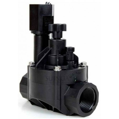 Válvula solenoide de irrigação Rain Bird 1" 24V 100HVF com regulador de fluxo